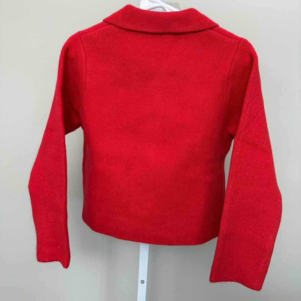 Zara women’s Red Button-Up Jacket size S new with tags - Picture 5 of 5